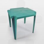 mesa de plástico plastex verde