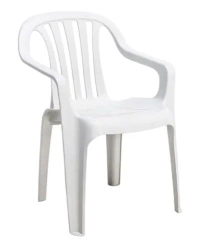POLTRONA DE PLÁSTICO CLASSIC BRANCA