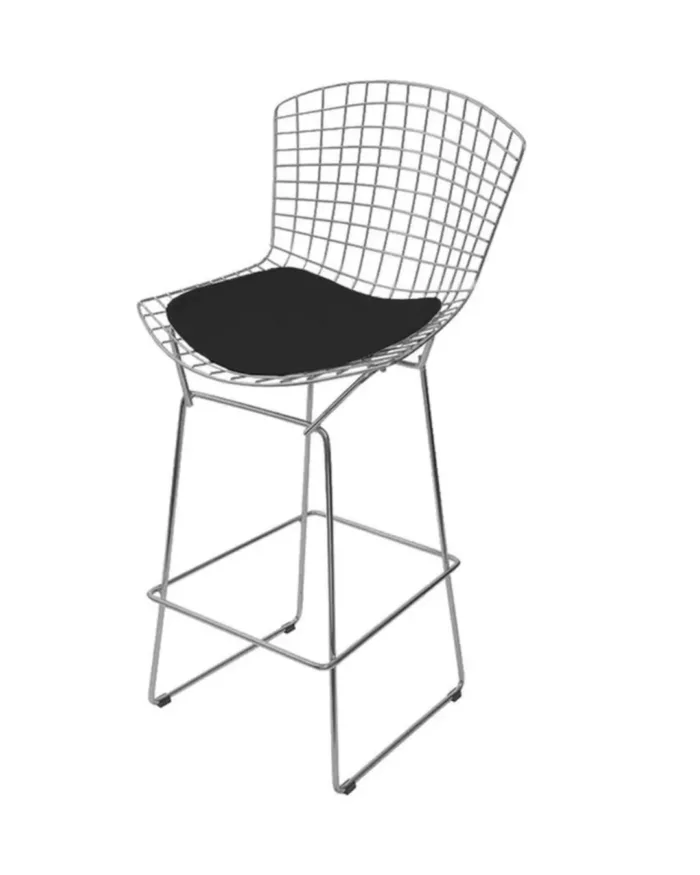 Banqueta Aramada Bertoia Cromada