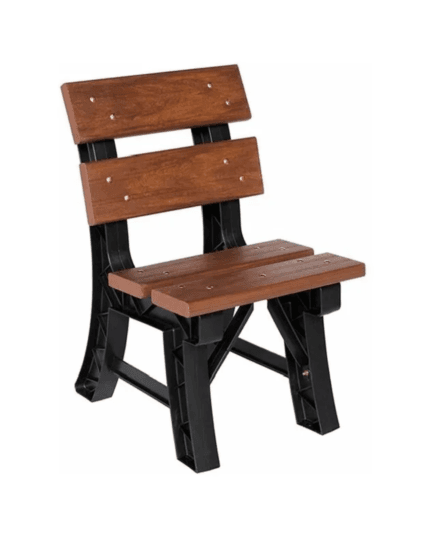 Banco de um lugar de madeira plástica