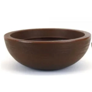 Vaso Bacia Decorativa Riscatto Mini Ferrugem 25cm em Polietileno Premium | Loplast