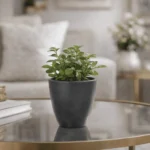 Vaso Decorativo Coimbra Chumbo em Polietileno 3