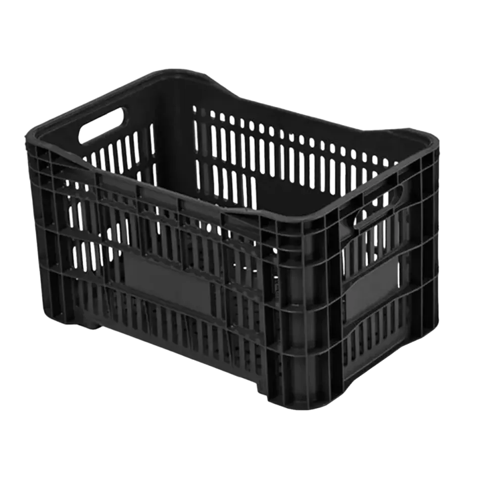Caixa de Plástico Vazada Preta 46l (1)
